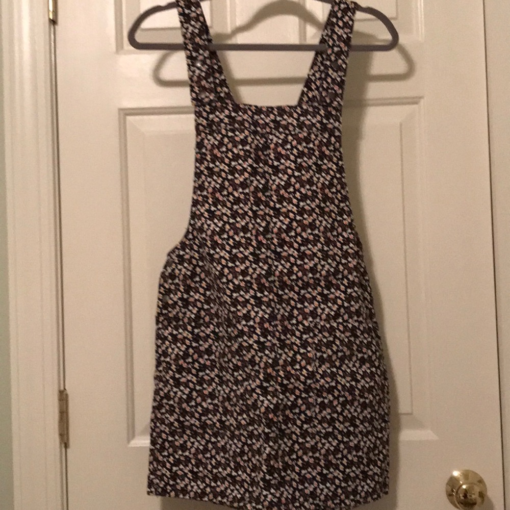 Floral overalls